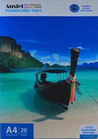 Thumbnail for 160gm A4 Doublesided Gloss Paper 20 Sheets