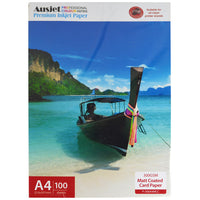 Thumbnail for 300gm A4 Matt Coated Card Paper 100 Sheets