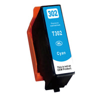 Thumbnail for Cyan Compatible Inkjet Cartridge Replacement for 302XL Cyan