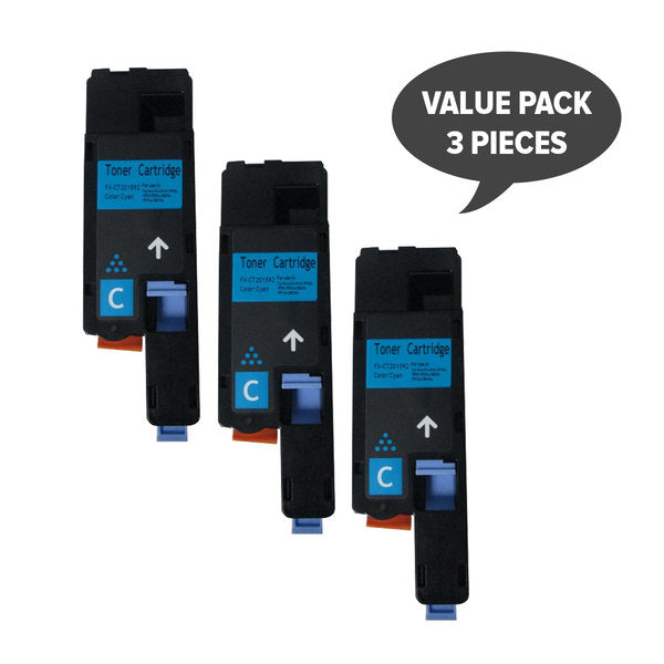 CT201592 CP105/205 Premium Generic Cyan Toner Set of 3