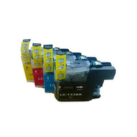 Thumbnail for BROTHER LC133 Compatible Inkjet Cartridge Set 4 Ink Cartridges [Boxed Set]
