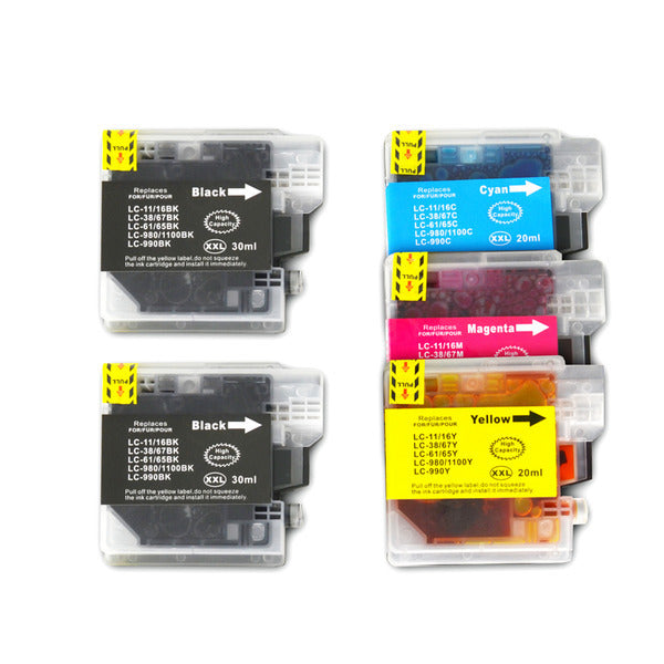 LC38 LC67 Compatible Inkjet Cartridge Set 5 Ink Cartridges [Boxed Set]