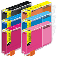 Thumbnail for CLI-8 Compatible Inkjet Cartridge Set 6 Ink Cartridges