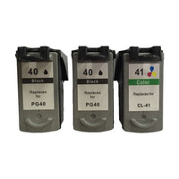 Thumbnail for Remanufactured Value Pack 2 x PG40 Black & 1 x CL41 Colour