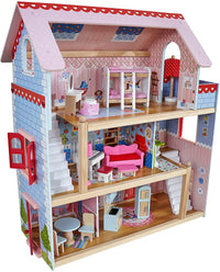 Thumbnail for Doll Cottage with Furniture for kids (Model 1)