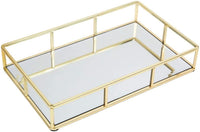 Thumbnail for Tray Gold Mirror Decorative for Storage Jewelry and Makeup accessories