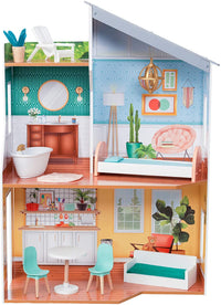 Thumbnail for Wooden Dollhouse with Furniture for kids