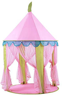 Thumbnail for Princess Indoor Castle Playhouse Toy Play Tent for Kids Toddlers with Mat Floor and Carry Bag (Pink)