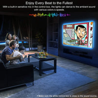 Thumbnail for 12M LED Strip Lights Rope Light for Bedroom and Home (5050 Lights Strip App with Remote Control)