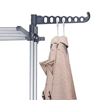 Thumbnail for 3 Tier Foldable Clothes Drying Rack for Laundry Dryer with Hanger Stand Rail Indoor