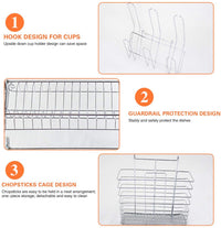Thumbnail for Metal Dish Drying Rack Kitchen-2-Tier with Drain Board