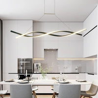 Thumbnail for Modern LED Chandelier Lighting Lamps Bedroom Kitchen (Black, L80cm Pendant)
