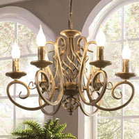 Thumbnail for French Country Chandelier, 6 Lights, Rustic