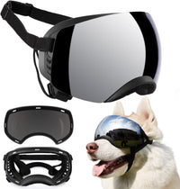 Thumbnail for Dog Helmet Goggles, Large, Black