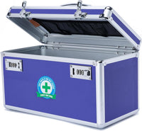 Thumbnail for Locking Combination Medicine Box (Blue/Large)