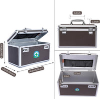 Thumbnail for Portable Combination Medicine Box (Coffee/Large)
