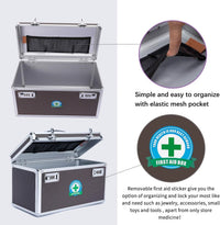 Thumbnail for Portable Combination Medicine Box (Coffee/Large)
