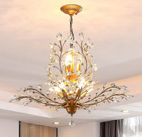 Thumbnail for Crystal Chandelier Vintage, 8 Lights, Gold