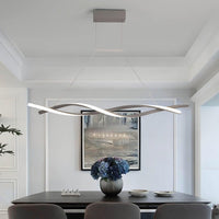 Thumbnail for Modern LED Chandelier Lighting (Grey, L120cm)