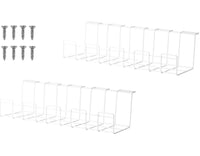 Thumbnail for 2 Pack Under Desk Cable Management Tray, White