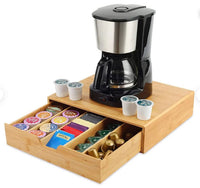 Thumbnail for Bamboo K-Cup Coffee Pod Holder Storage Organizer  for Kitchen, Jewelry and Cosmetic