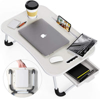 Thumbnail for Laptop Bed Desk with Storage and foldable legs for Adults, Kids & Home Office