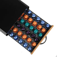 Thumbnail for CARLA HOME Coffee Pods Holder Storage Drawer Compatible with 60 Nespresso Pods for Kitchen Storage & Organisation (Natural)