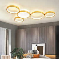 Thumbnail for LED Golden Ceiling Light with Remote Control, 54W