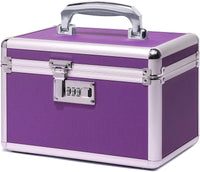 Thumbnail for Locking Combination Medicine Box (Purple/Small)