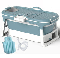 Thumbnail for Folding Portable Bathtub Freestanding Spa , Large 148 cm
