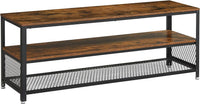 Thumbnail for Industrial TV Stand 60 Inches, Rustic Brown