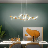 Thumbnail for Modern LED Ceiling Chandelier 75W Smart-Lamp (Golden Pendent Light)