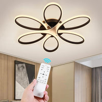 Thumbnail for Modern LED Chandelier Light Fixture Dimmable Remote (75 cm)