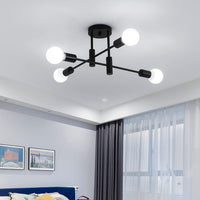 Thumbnail for Mid Century Chandelier Modern, 4-Light