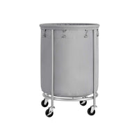 Thumbnail for Laundry Basket Wheels, Grey Silver