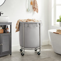 Thumbnail for Laundry Basket Wheels, Grey Silver