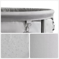 Thumbnail for Laundry Basket Wheels, Grey Silver