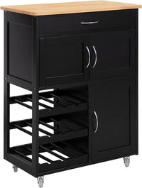 Thumbnail for Kitchen Trolley Bottle Rack Drawer Cabinet