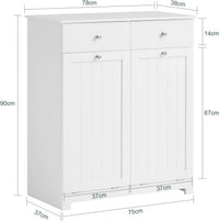 Thumbnail for 2-Drawer-2-Door-Laundry-Cabinet