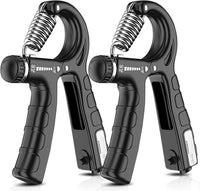 Thumbnail for 2 Pack Adjustable Hand Grip Strengthener for Hand Grip Strength and Wrist Rehabilitation (Resistance 5-60 kg)