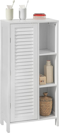 Thumbnail for Bathroom Storage Cabinet 3 Shelves 1 Door