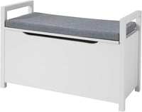 Thumbnail for Storage Bench Lift Up Top Padded Seat Toy Box