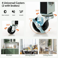 Thumbnail for Kitchen Island Cart with Storage, Drawers, Shelves