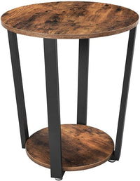 Thumbnail for Industrial Iron Frame Round Coffee Table