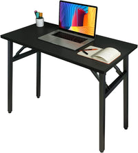 Thumbnail for Sturdy and Heavy Duty Foldable Office Computer Desk (Walnut, 80cm)