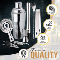 Thumbnail for 9 Pieces Drink Cocktail Barware Shaker Set