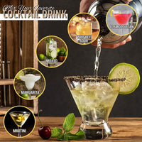 Thumbnail for 9 Pieces Drink Cocktail Barware Shaker Set