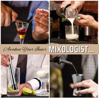 Thumbnail for 9 Pieces Drink Cocktail Barware Shaker Set