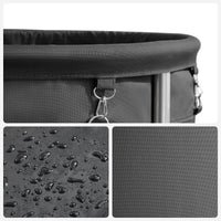 Thumbnail for Laundry Basket with Wheels, Black