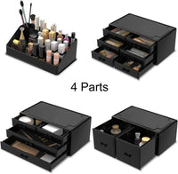 Thumbnail for Makeup Cosmetic Organizer Storage with 12 Drawers Display Boxes (Black)